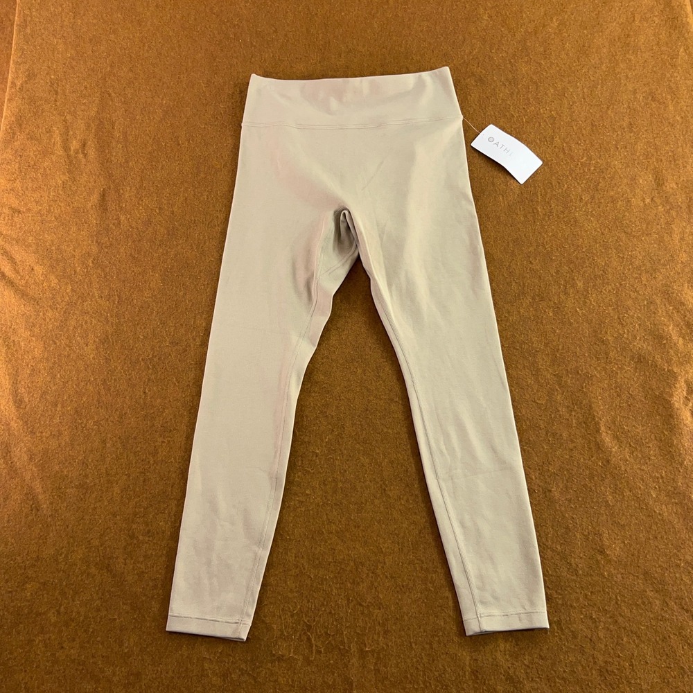 Athleta Womens Medium Tan Intuition Tight High Rise Athletic Leggings NWT